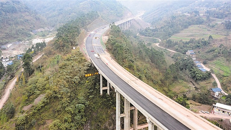 仁沐新高速马边支线预计2021年元旦通车