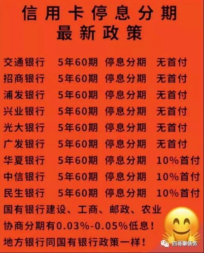 2021年1月起信用卡逾期不用再還違約金和利息同時停止催收