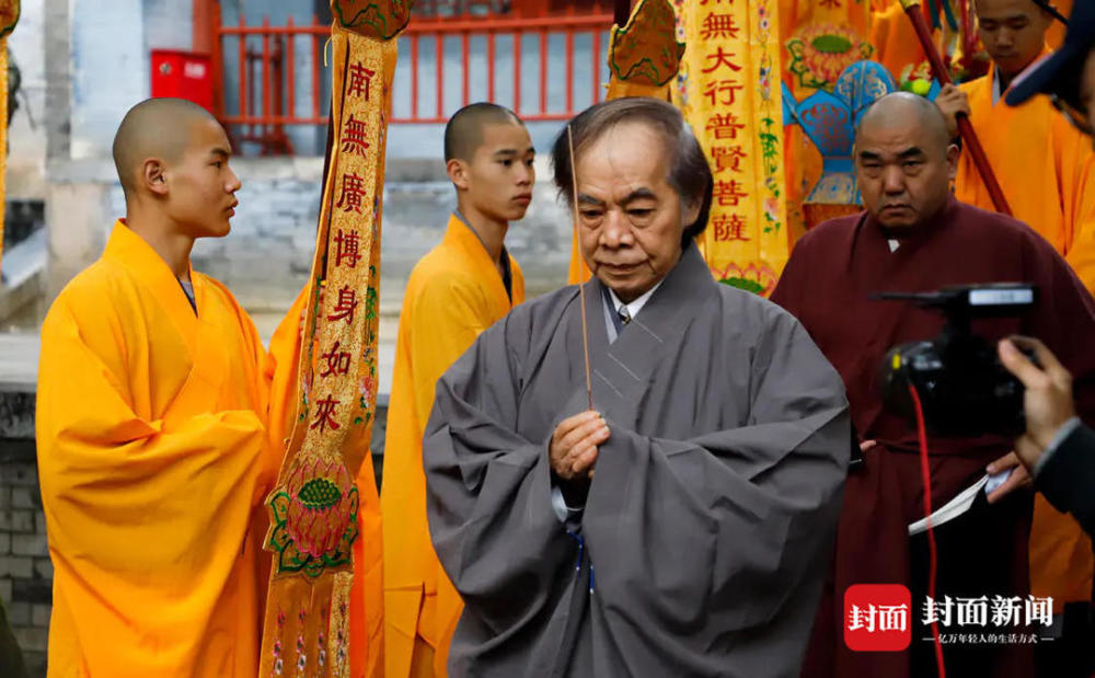 专访少林寺方丈释永信蔡志忠法名延一好起也好记佛系是年轻人的自信