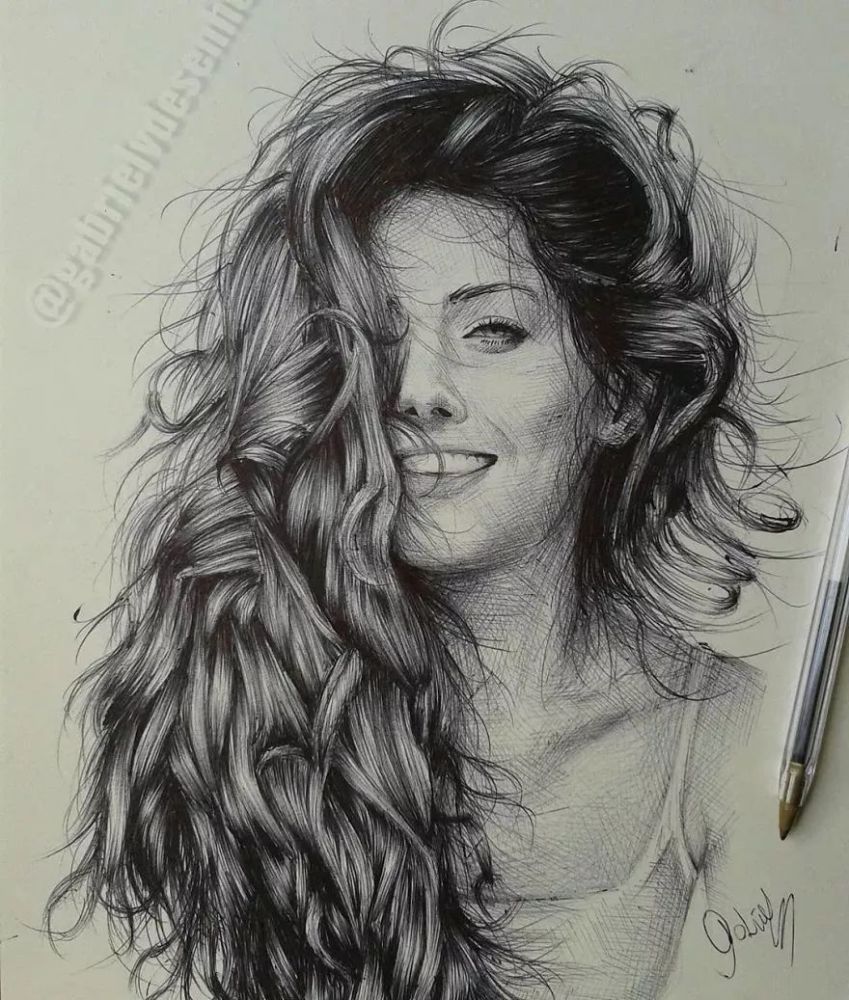 表情素描人物夸张的神情