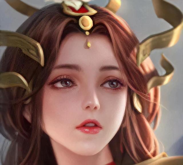 王者荣耀高清镜头下的女英雄莫邪是不是颜值最精致的那种