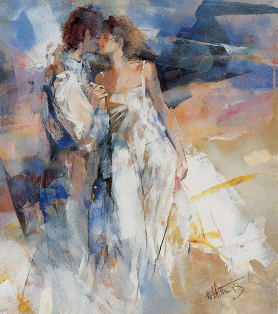 荷兰艺术家的水彩人体比油画更精彩