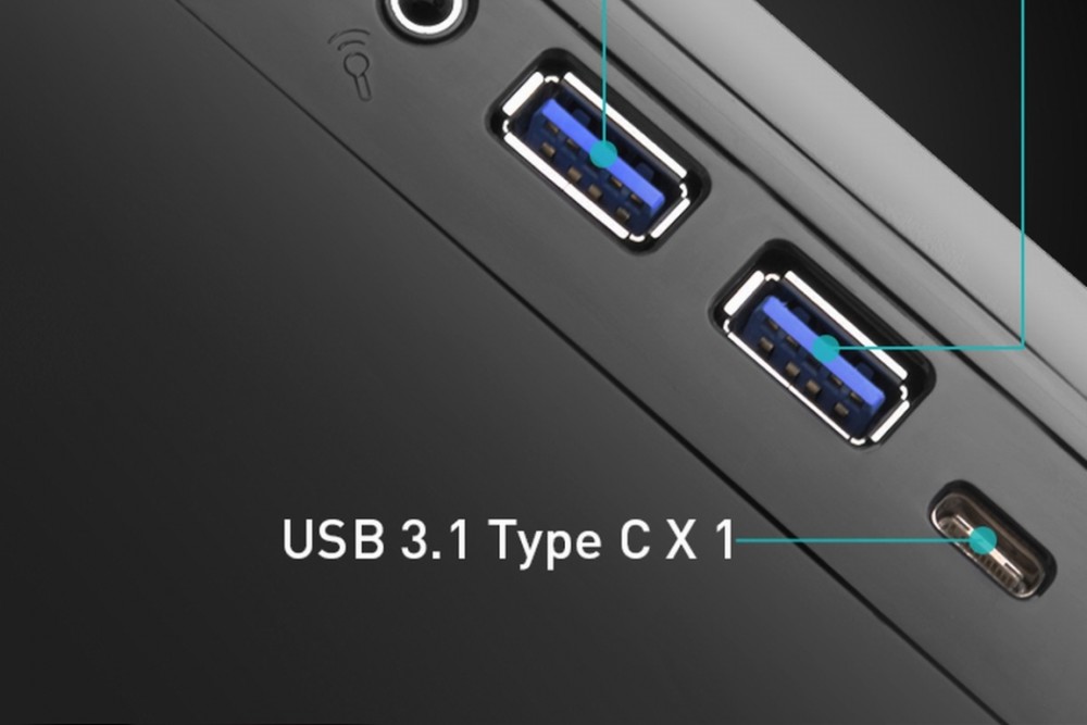 热销五款自流井usb-c接口电脑机箱 