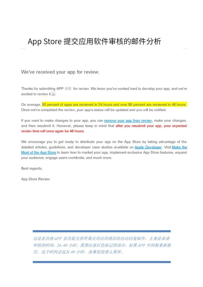 提交苹果应用商店经常遇到的英文邮件 腾讯新闻
