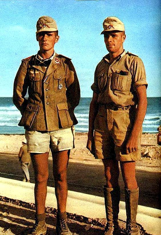 之前有网友希望我能发点德军在北非的老照片,看看当时的非洲军团真实