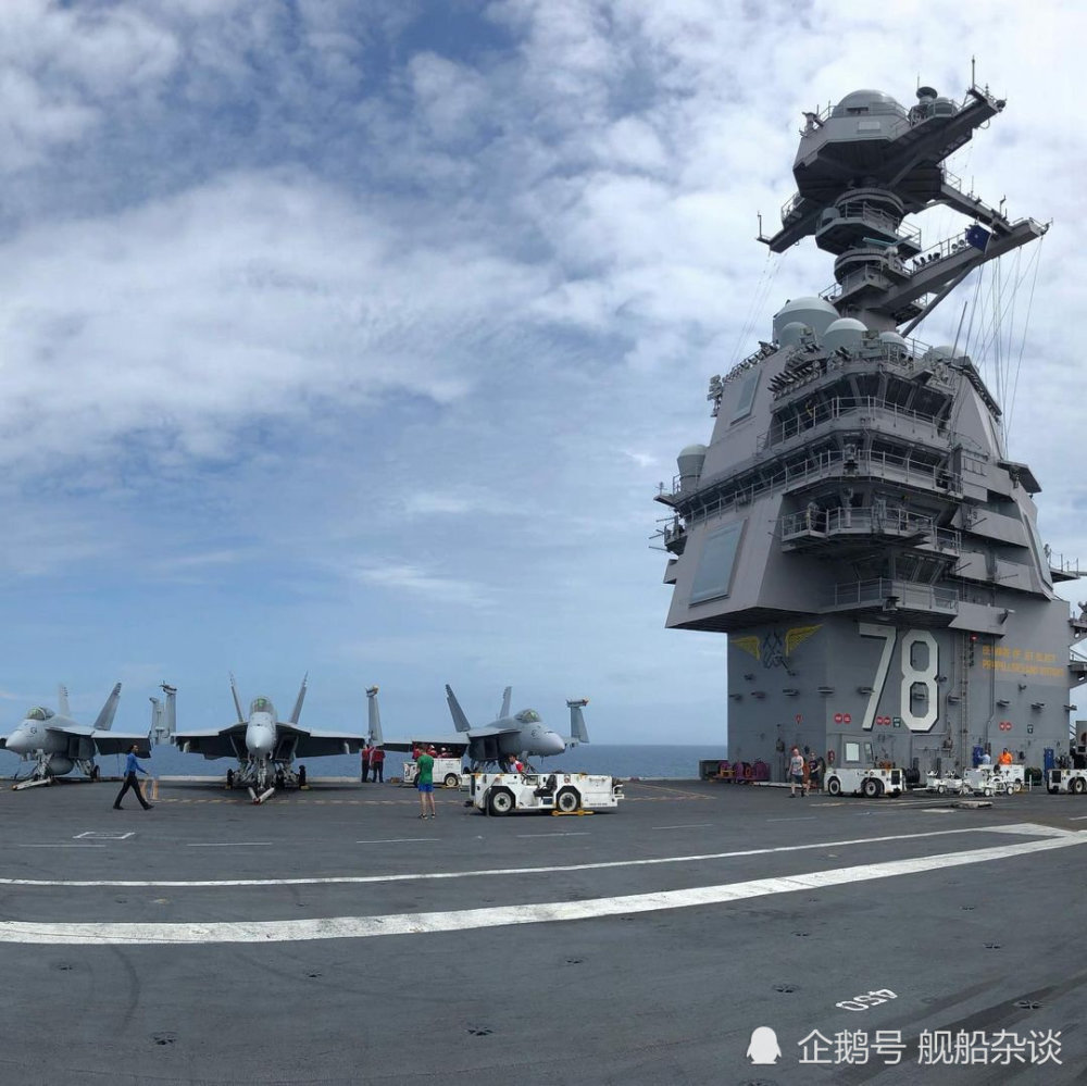 海军福特号航母cvn78训练美图