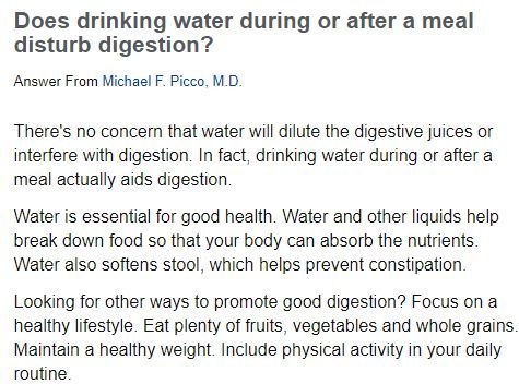 吃饭|吃饭的时候不能喝水，不然会影响胃消化？你遇到了个假医生