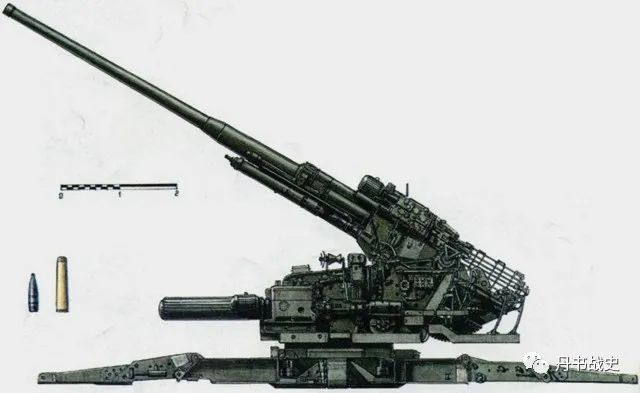 5吨,火炮长11.65米,炮管长8.266米,身管倍径达到了63.