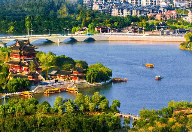 这里是"幸福水天堂"|泰州|兴化市|江苏|凤城河|高速公路