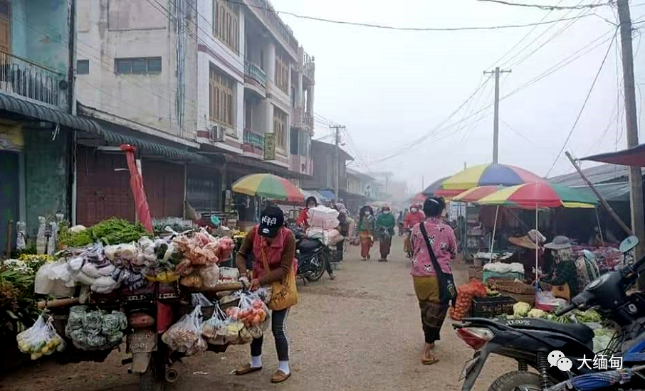 缅北当阳生活如常,这里是当阳的街市_腾讯新闻