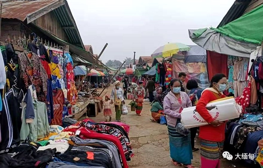 缅北当阳生活如常,这里是当阳的街市_腾讯新闻