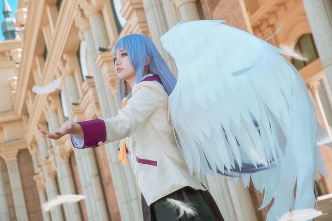 cos白色翅膀立华奏宛如坠落的人间精灵