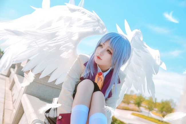 cos白色翅膀立华奏宛如坠落的人间精灵