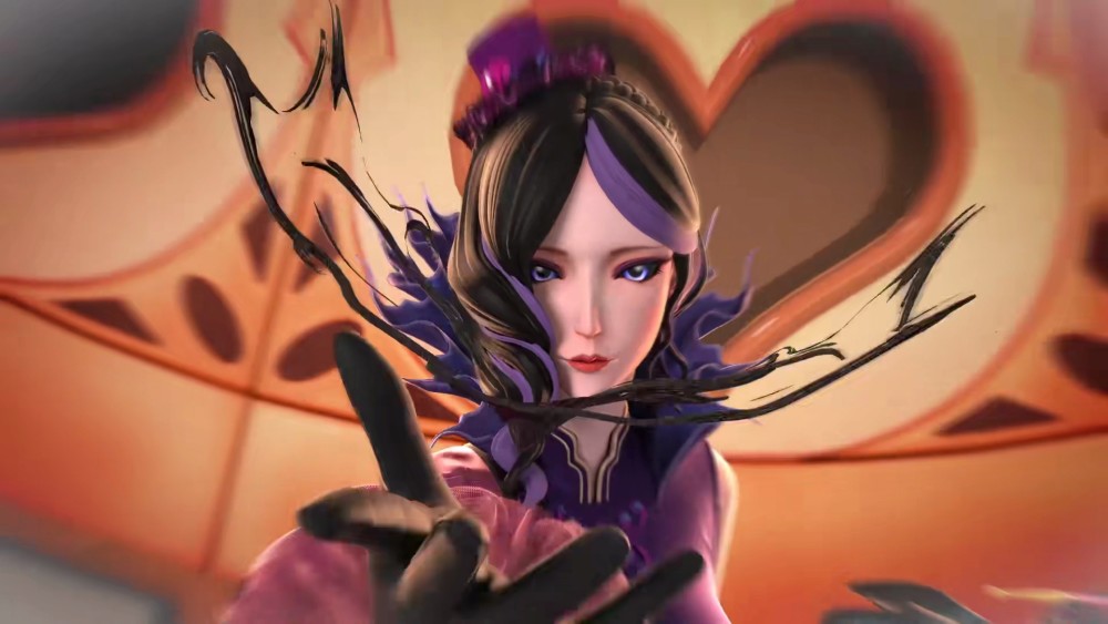 叶罗丽舒言预见未来毒夕绯摘掉面具脸部容貌恢复如初