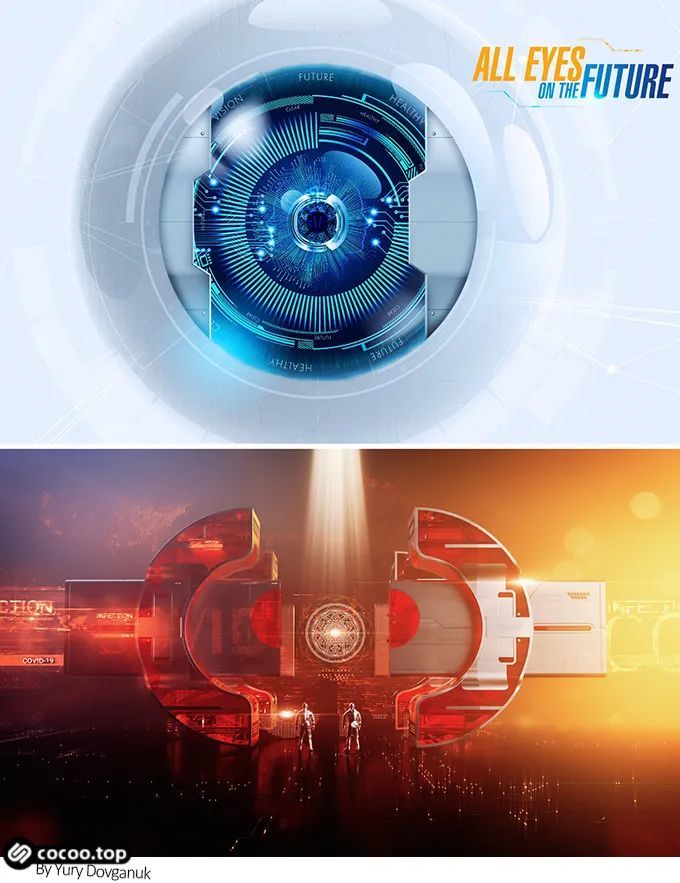 3.同心式发射.发射线层层环绕一个中心点,每层的基本形一致.