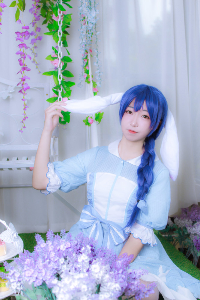 海未三月兔与下午茶cosplay