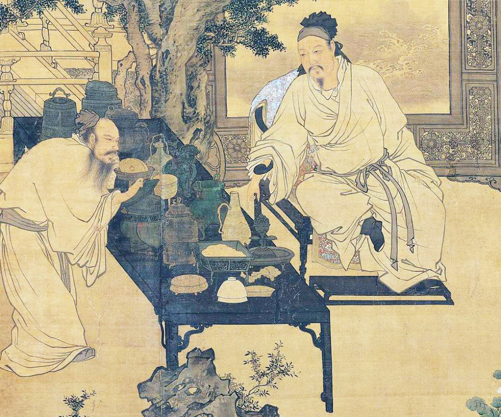 比如,如果苏易简是坐在宋代的酒宴上,菜肴一道一道摆上来,每次两样,刚