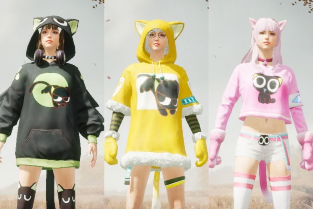 "吃鸡"3件不同类型的罗小黑,哪一件更值得入手?不能选黑色?_腾讯新闻