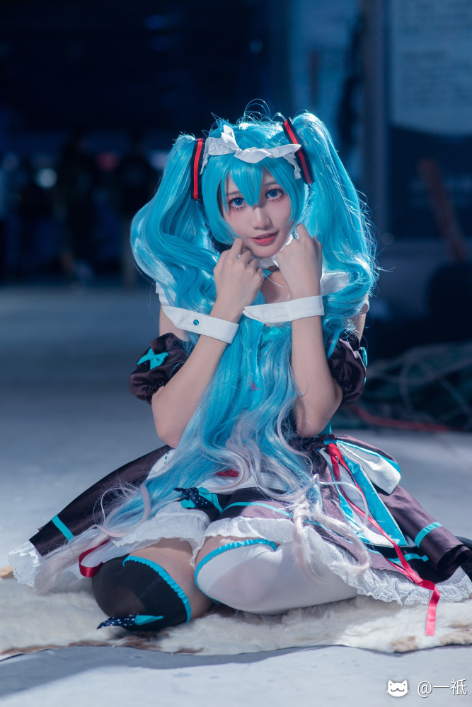 cos 初音 漫展返图 第九届漫行社动漫嘉年华