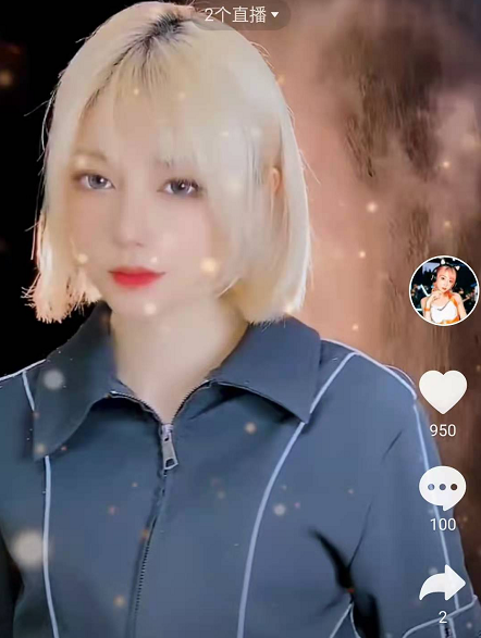 最美女网管颜值遭吐槽新作美颜太严重脸型轮廓都看不清了