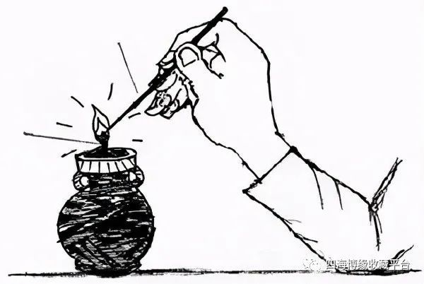 镫一作灯,故亦有譬喻执笔运指如挑拔灯芯的.主要有二说.