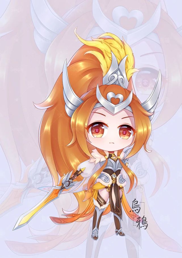 王者荣耀花木兰全皮肤q版头像