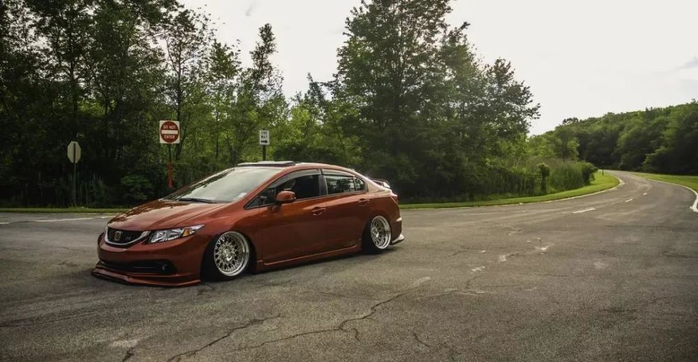 思域si红唇美妆诱惑你低趴改装案例