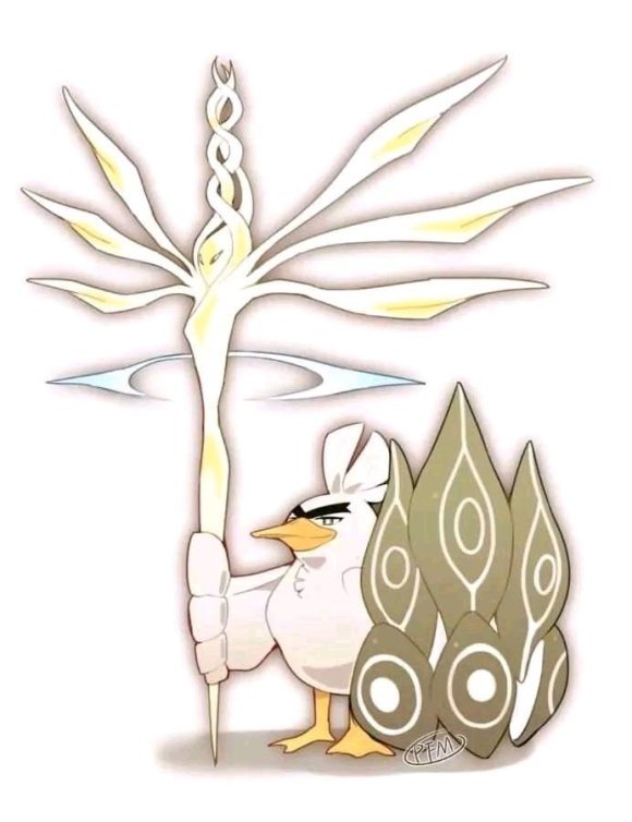 葱游兵是人气极高的宝可梦,其眼神实在过于喜感,并且拿着的剑盾被戏称