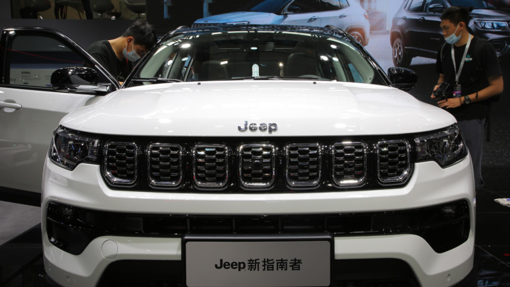 2020广州车展jeep新款指南者全球首发实拍新车细节变化