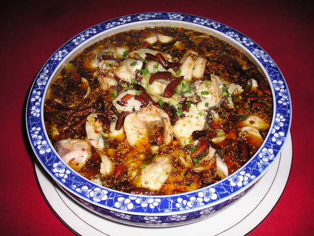 山东济宁特色美食唐口麻辣鱼