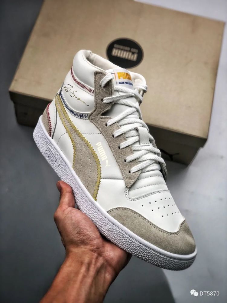 puma ralph sampson mid 灰白缝线 开箱