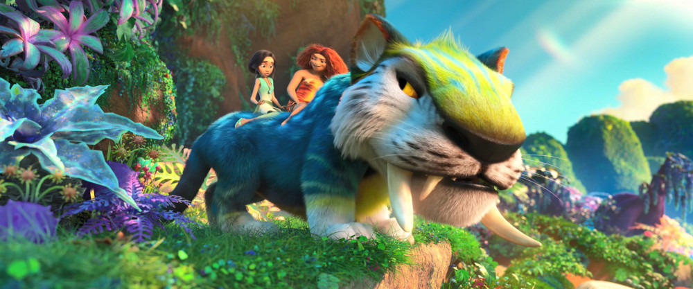 庞博"转行"当观察员 揭秘《疯狂原始人2》神奇动物大乱斗