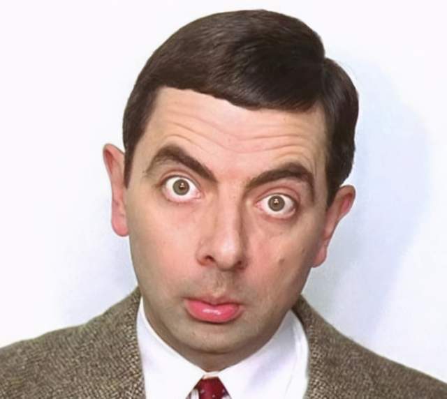 有种基因叫"憨豆先生"女儿,本以为会很丑,看到照片:岳父好