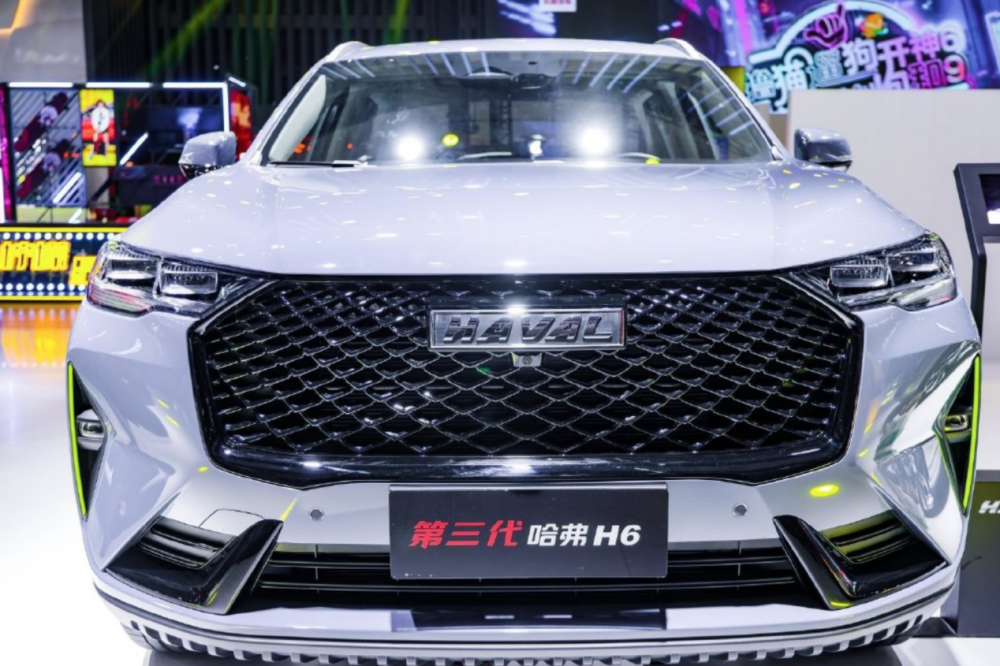 高阶灰20t四驱版第三代哈弗h6重磅亮相广州车展新动力来啦