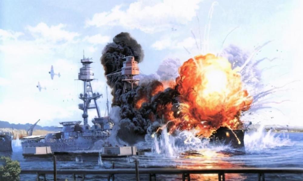1941年12月7日,日本联合舰队偷袭美国夏威夷的珍珠港太平洋舰队基地后