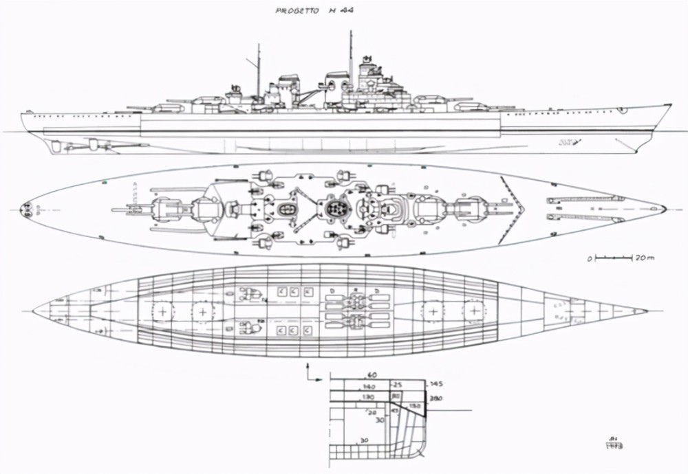 纳粹最后的疯狂!13万吨超级战列舰,倾尽整个欧洲都无法制造