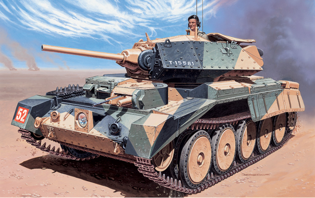 容易被错认的克伦威尔坦克装甲和火力都不重要速度决定了一切