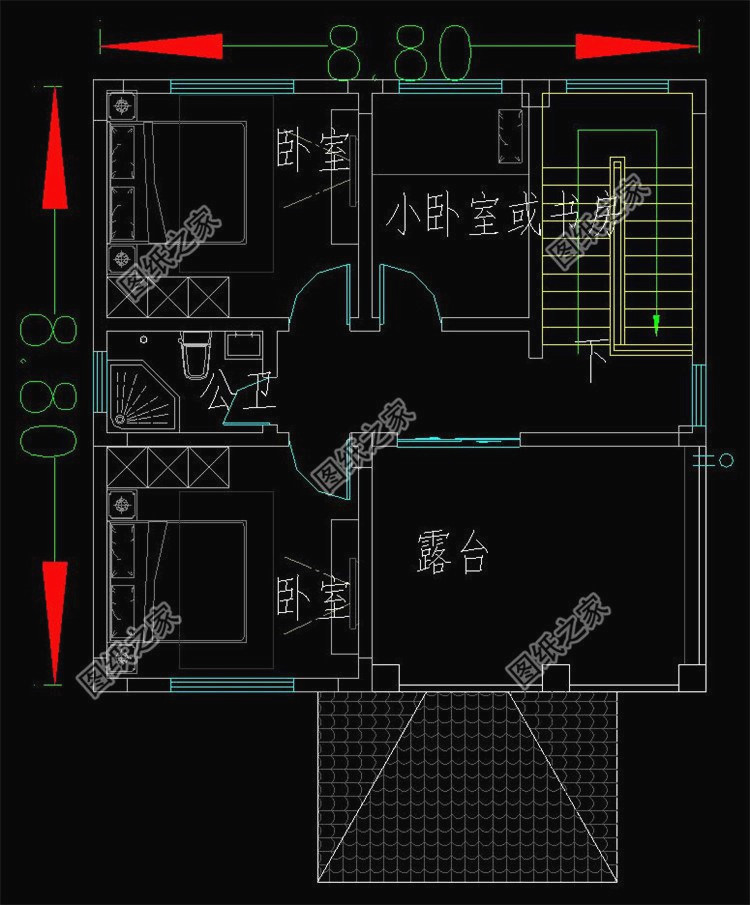 80至90平米農村自建房設計圖,小戶型,80,90後的最愛