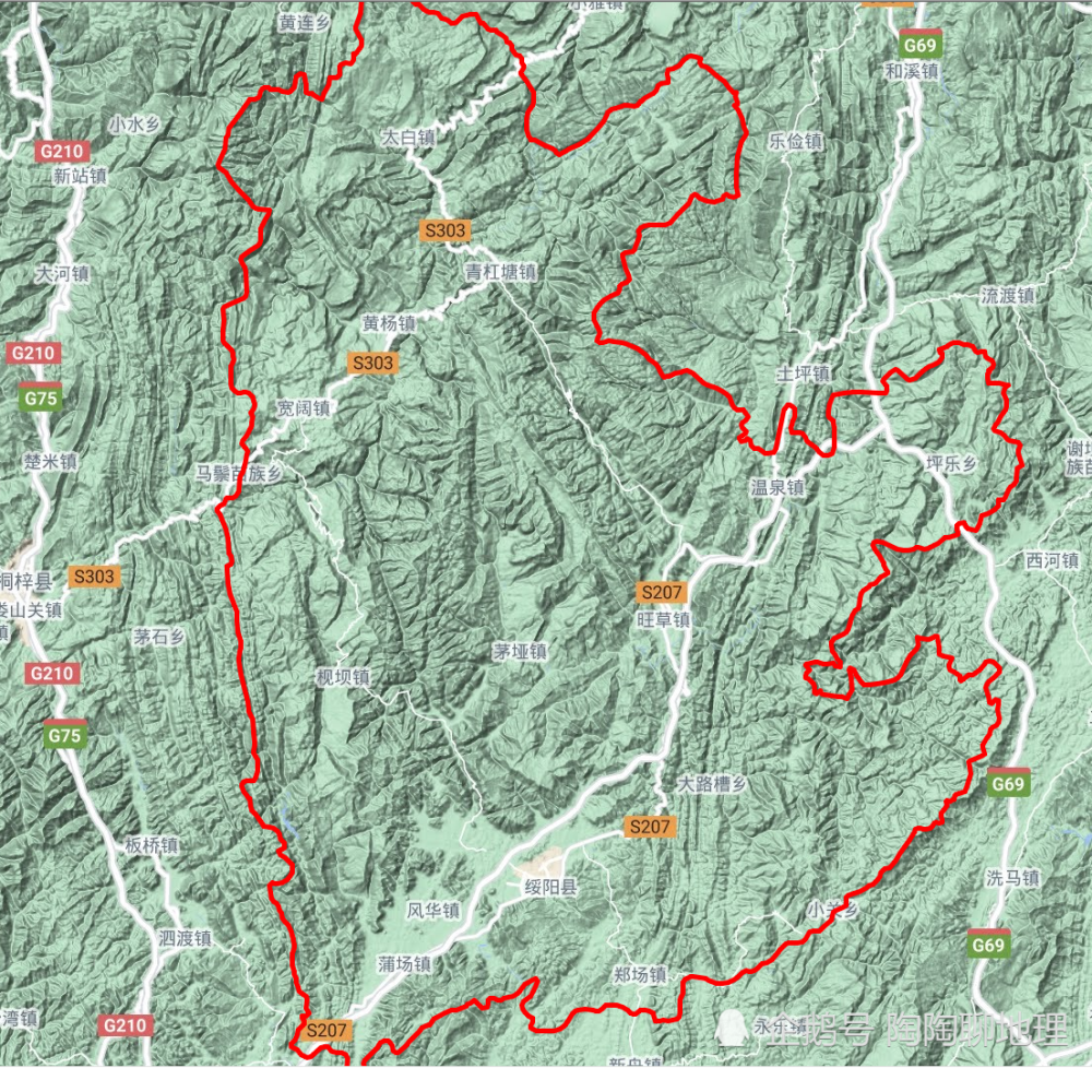 坐落在貴州省北部,大婁山脈中段的綏陽縣,境內以山地為主,山巒連綿