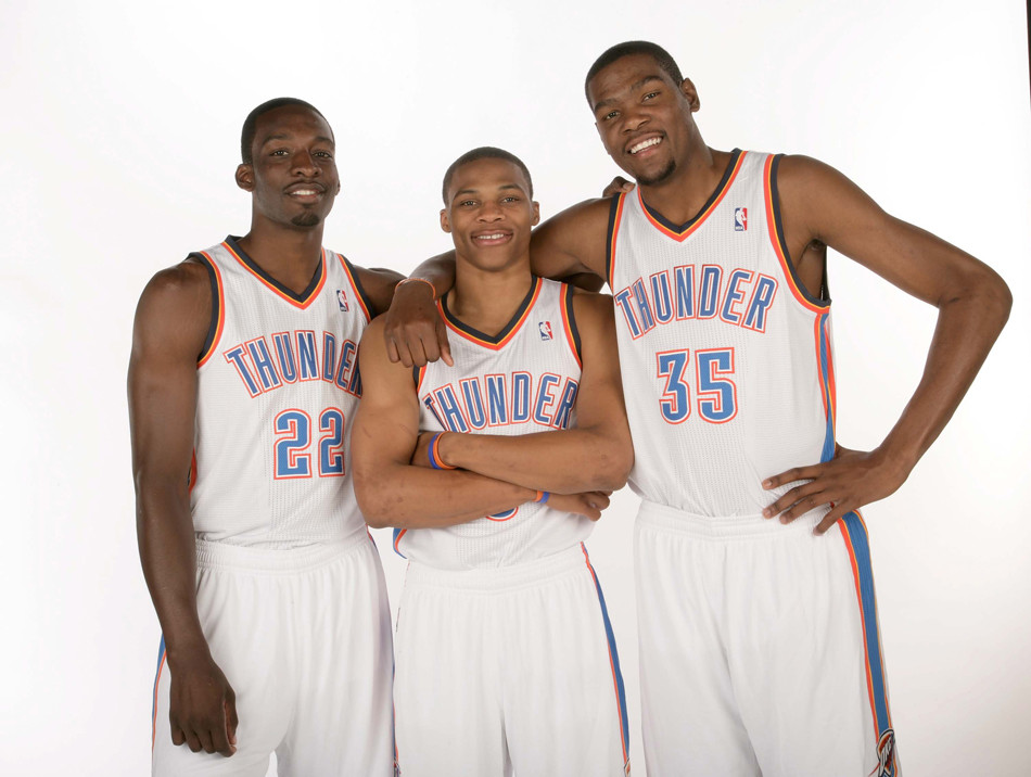 很多了解杰夫-格林是从当时的"雷霆四少"开始,他在2007年首轮第5顺位