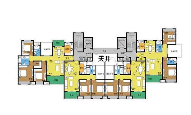 内行人提醒:两梯四户的房子尽量别买,浪费面积太大,很不划算