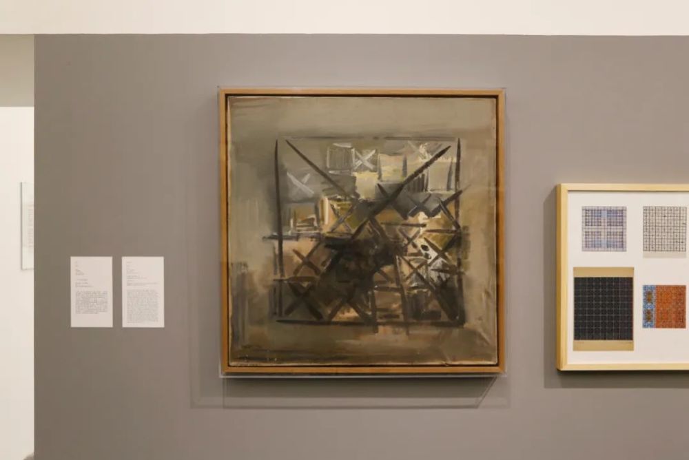 丁乙 禁忌 1986 布面油画84 × 84 厘米 丁乙 小稿6件 图片文献 1987