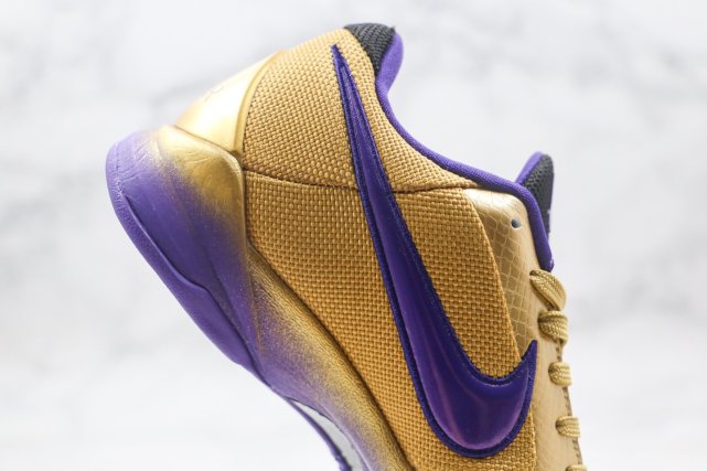 耐克nike zoom kobe v protro科比5代金紫色篮球鞋