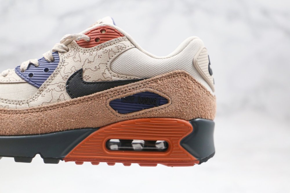 耐克nike air max 90 nrg落基山脉棕色半掌气垫跑鞋