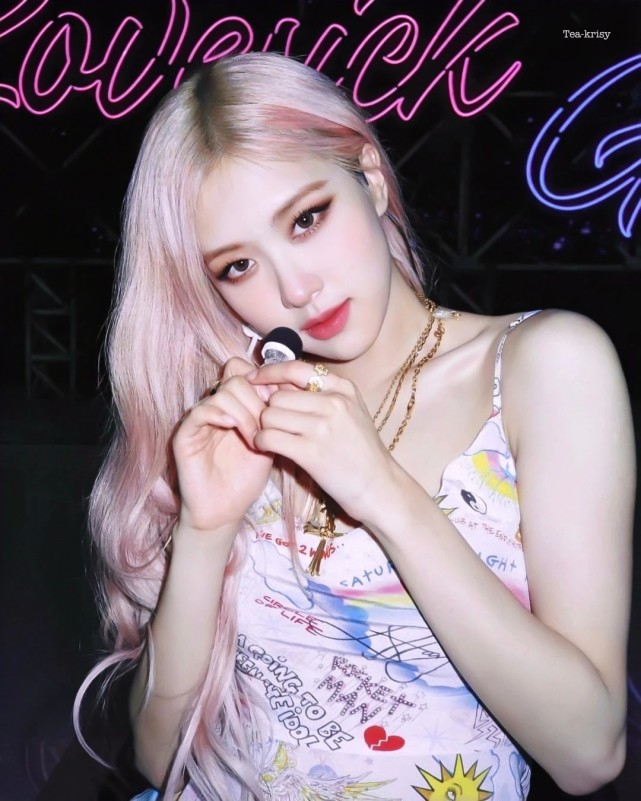 爱豆壁纸blackpink朴彩英rose