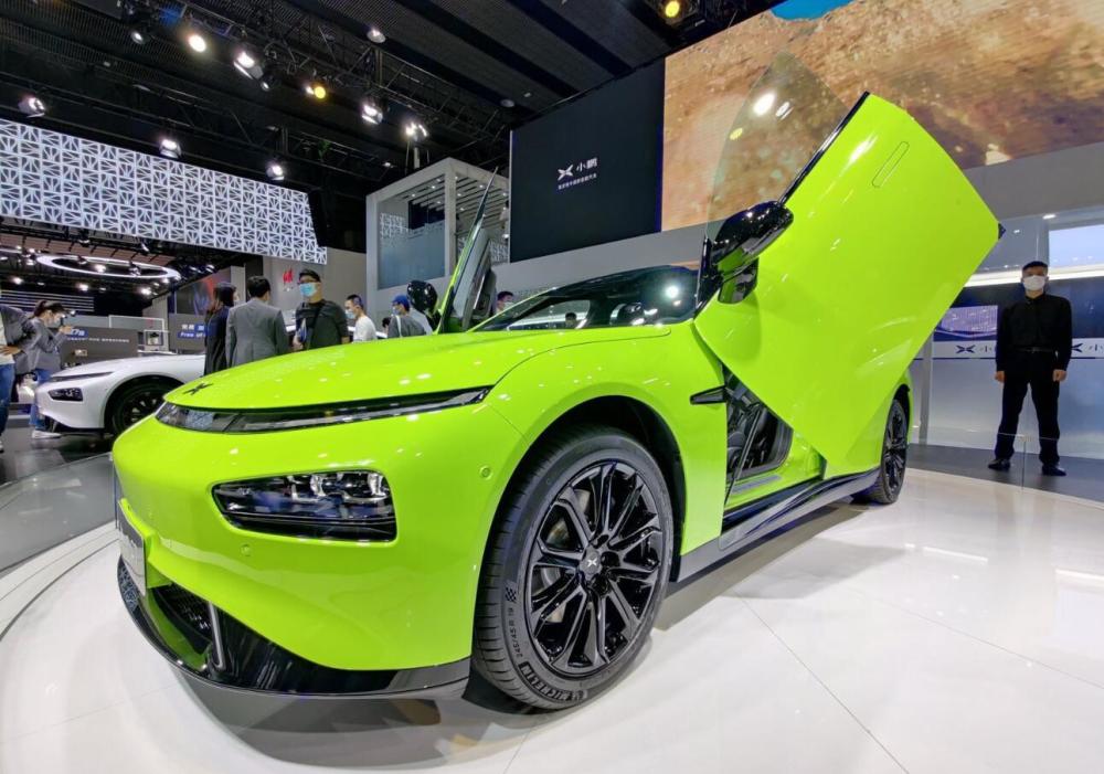 2020广州车展小鹏p7剪刀门版发布网友超跑梦又近了一步