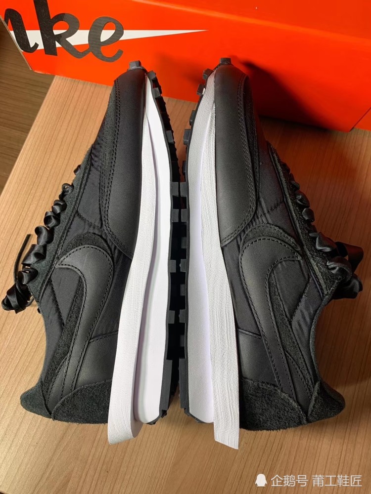 sacai能增高sacaixnike联名纯黑解钩开箱测评