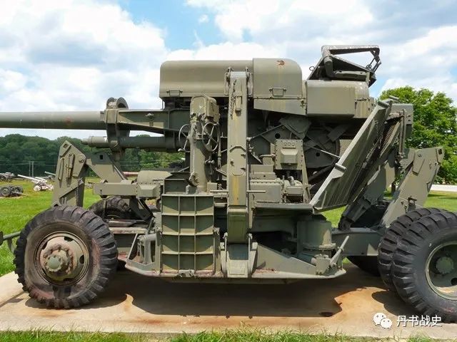 二战美国平流层大炮120毫米口径的m1重型高射炮