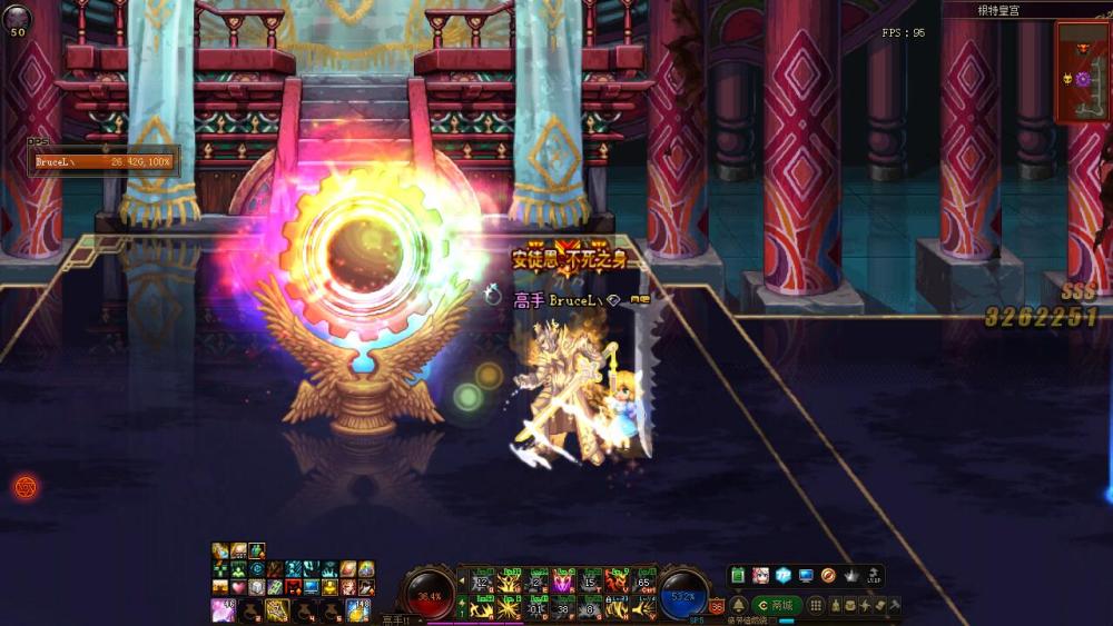 dnf某玩家随机深渊居然出现彩色柱子结果悲剧了