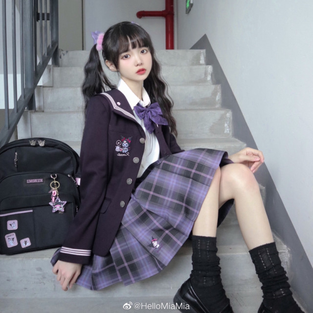 jk制服日常第280期kuromi系列